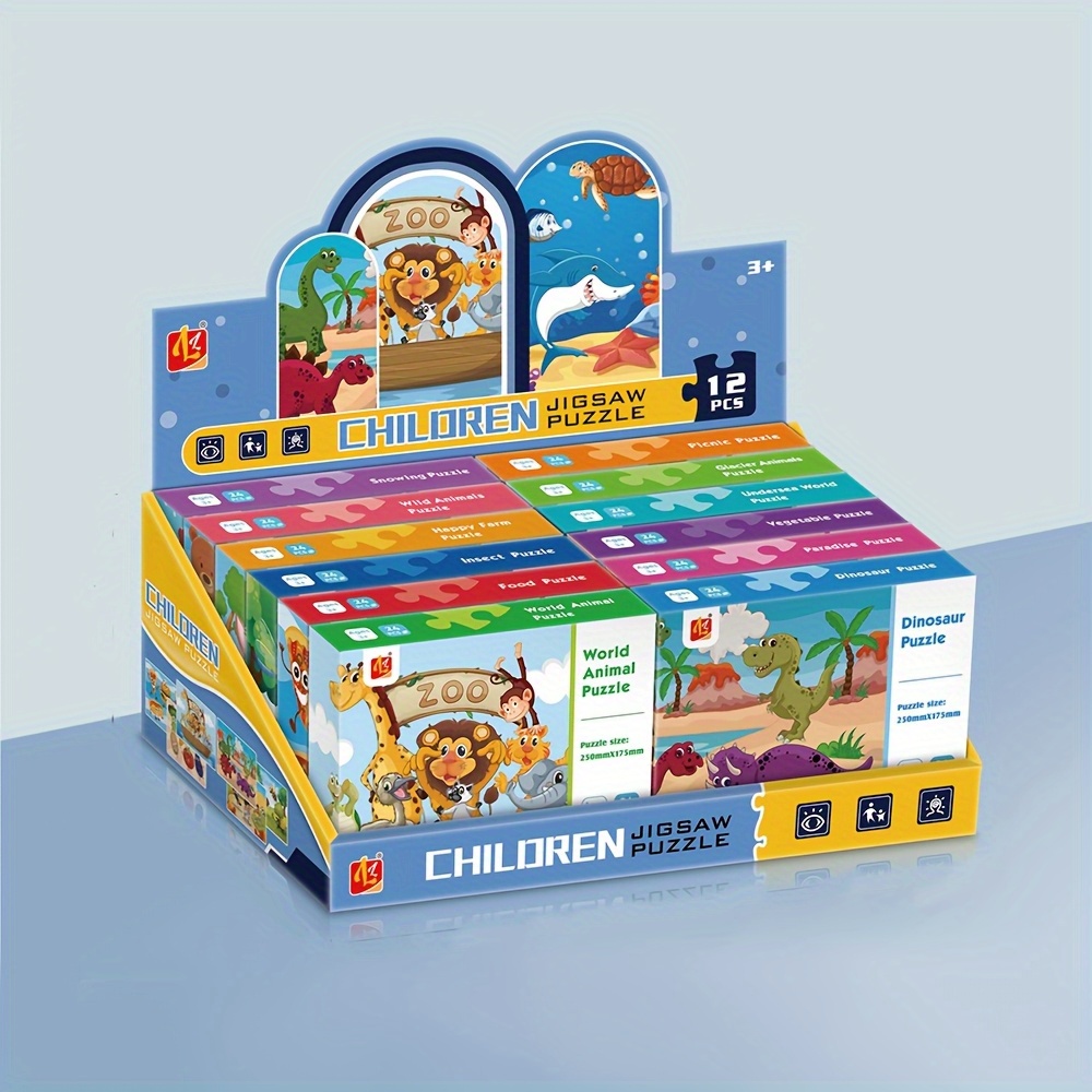 Human Body Puzzle - Teka-Teki Edukasi Anak 12 Set, Mainan