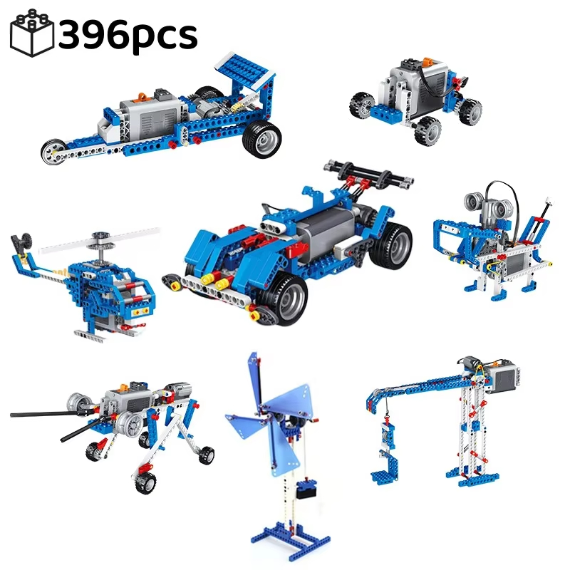 Kids Education Program - 396pcs Set Blok Bangunan Edukasi STEM