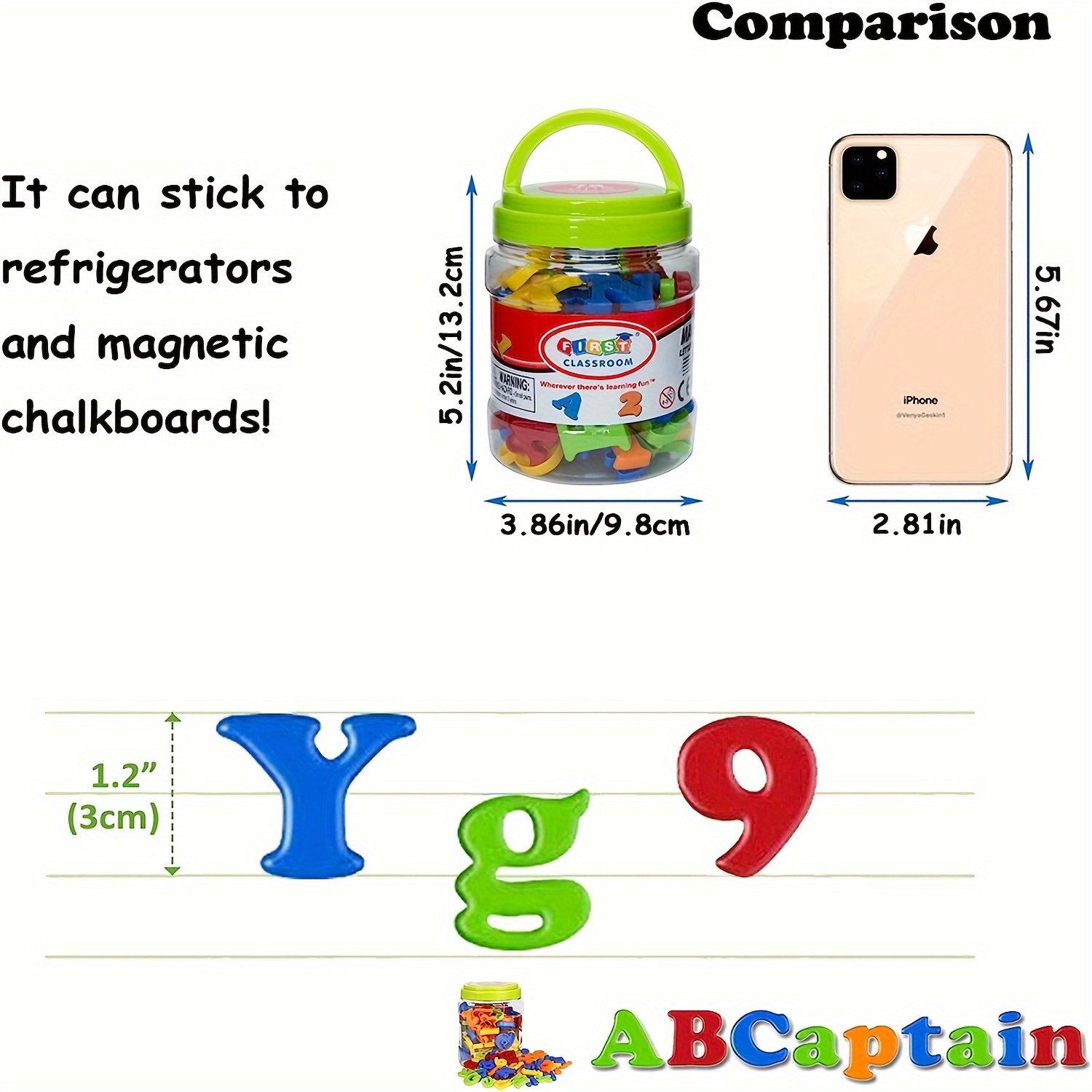 78 PCS Huruf dan Angka Magneti - Kids Education Alphabet Numbers ulasan dan harga