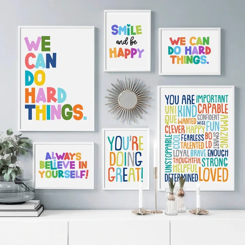 Gambar Dinding Kelas Anak Posi - Kids Educational Posters ulasan dan harga