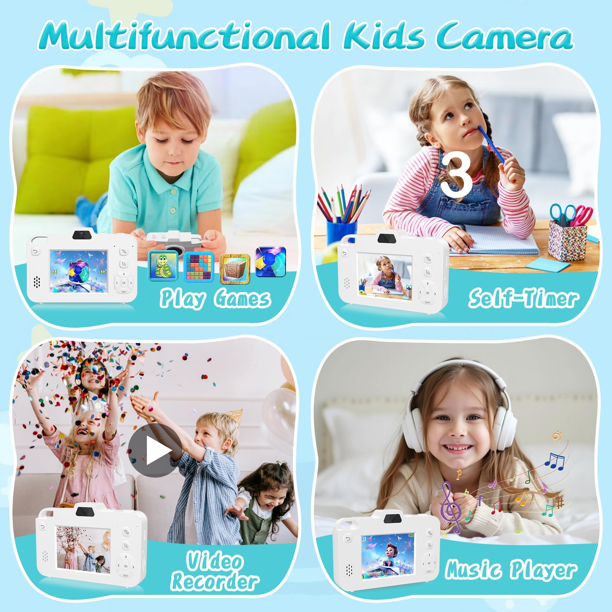 Kamera Digital Anak Lensa Gand - Kids Education Images ulasan dan harga
