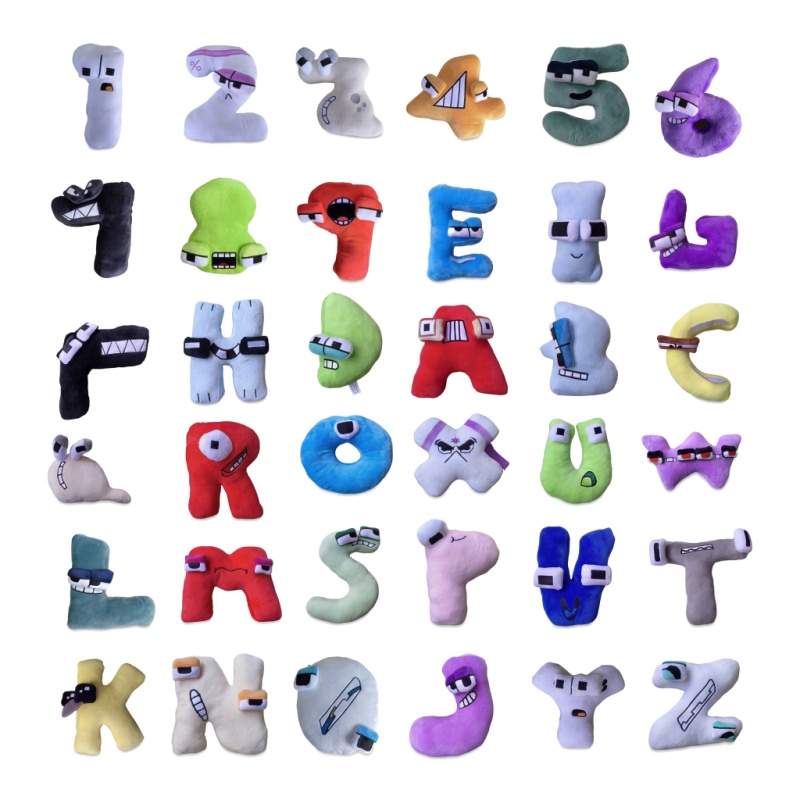 26 Pcs Set Mainan Boneka Alfab - Kids Education Alphabet Numbers ulasan dan harga