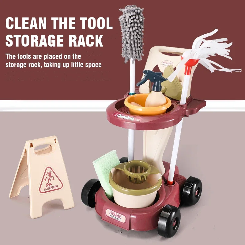 Set Mainan Alat Pembersih Ruma - Kids Education Tools ulasan dan harga