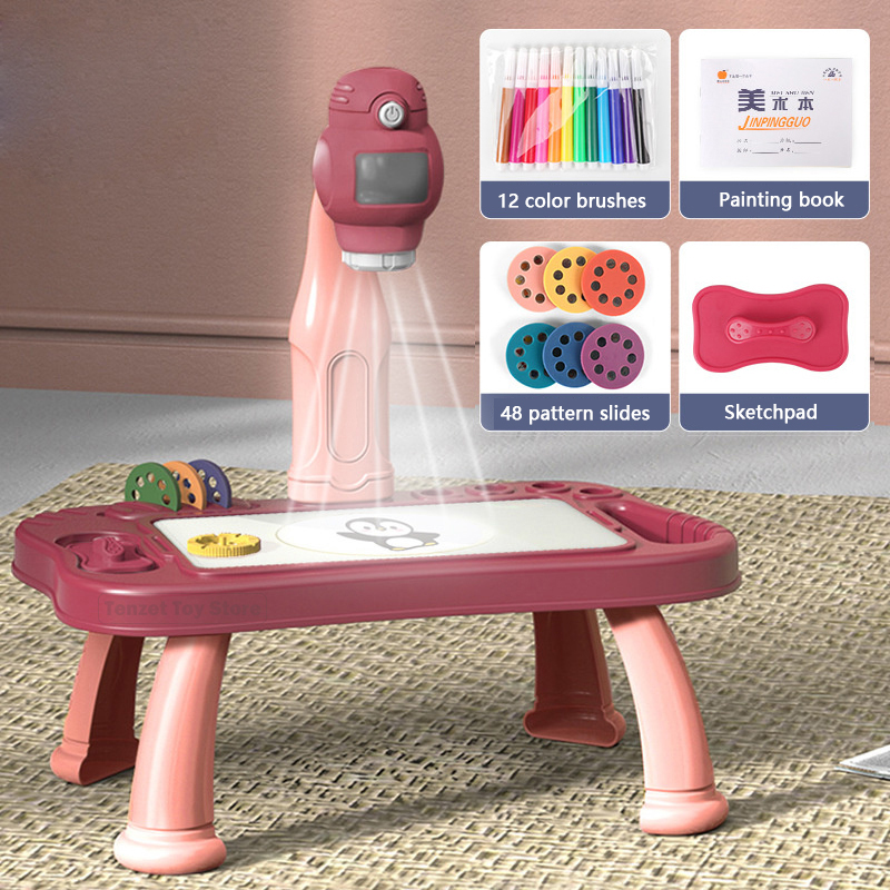 Proyektor Pintar Set Meja Luki - Kids Education Tools ulasan dan harga