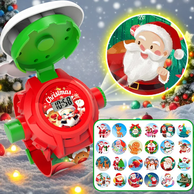 Jam Proyeksi Natal Mainan Eduk - Kids Educational Watch ulasan dan harga