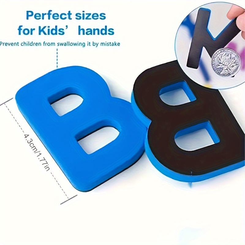 Stiker magnetik huruf Inggris  - Kids Education Alphabet Numbers ulasan dan harga