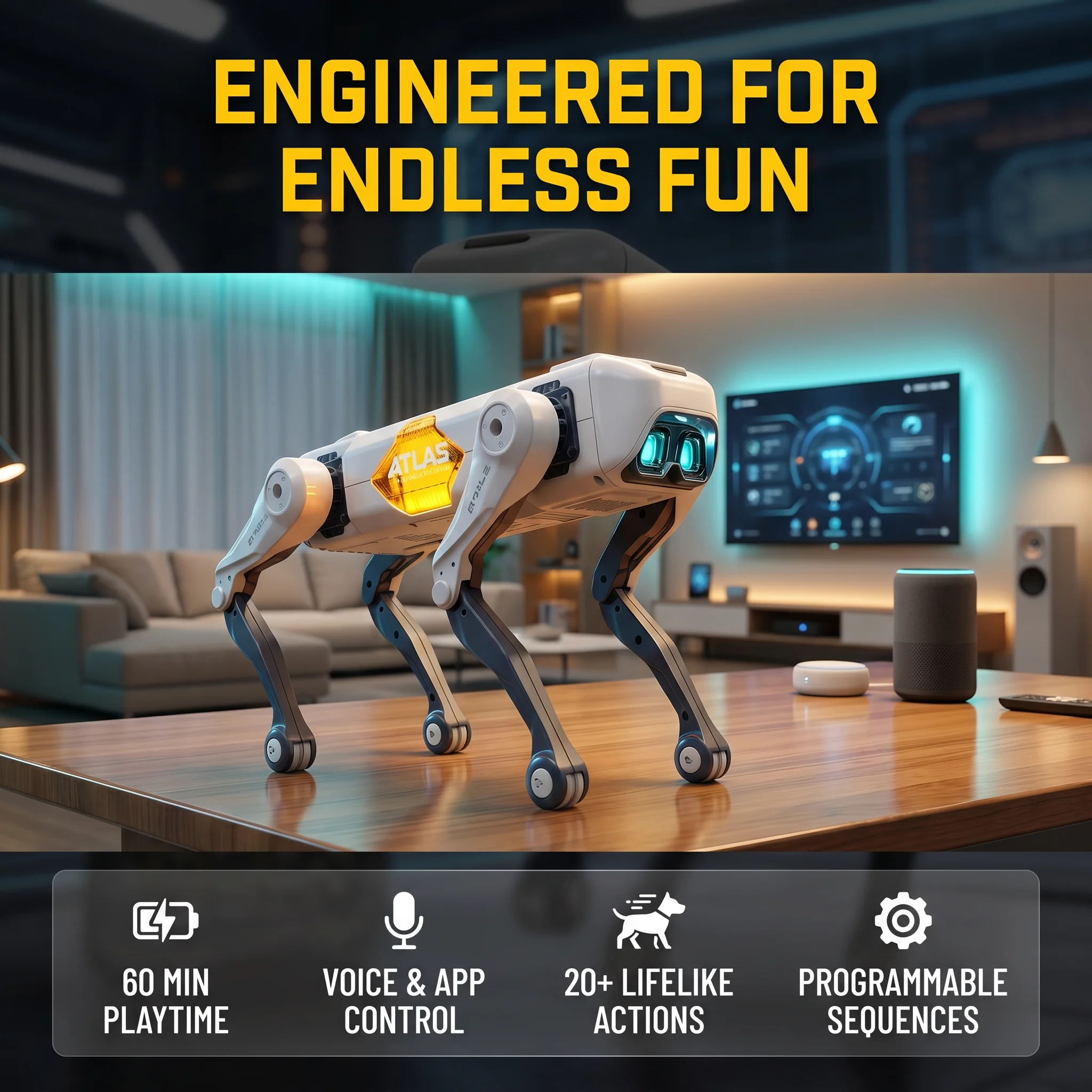 Robot Anjing Pintar AI, Kontro - Kids Education Program ulasan dan harga