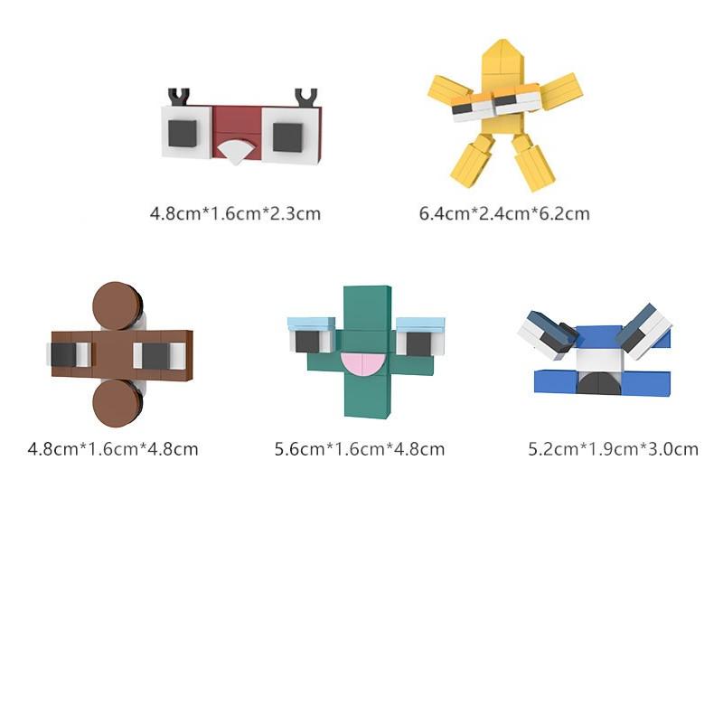 Set Blok Bangunan Angka MOC Kr - Kids Education Alphabet Numbers ulasan dan harga